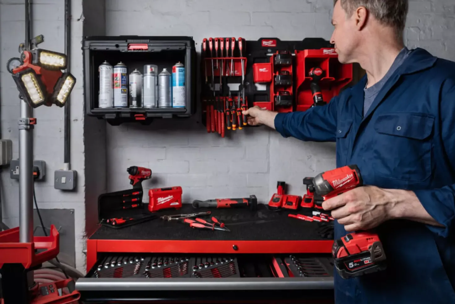Milwaukee 4932492547 PVC werkoppervlak voor 46" TOOLGUARD stalen gereedschapswagen