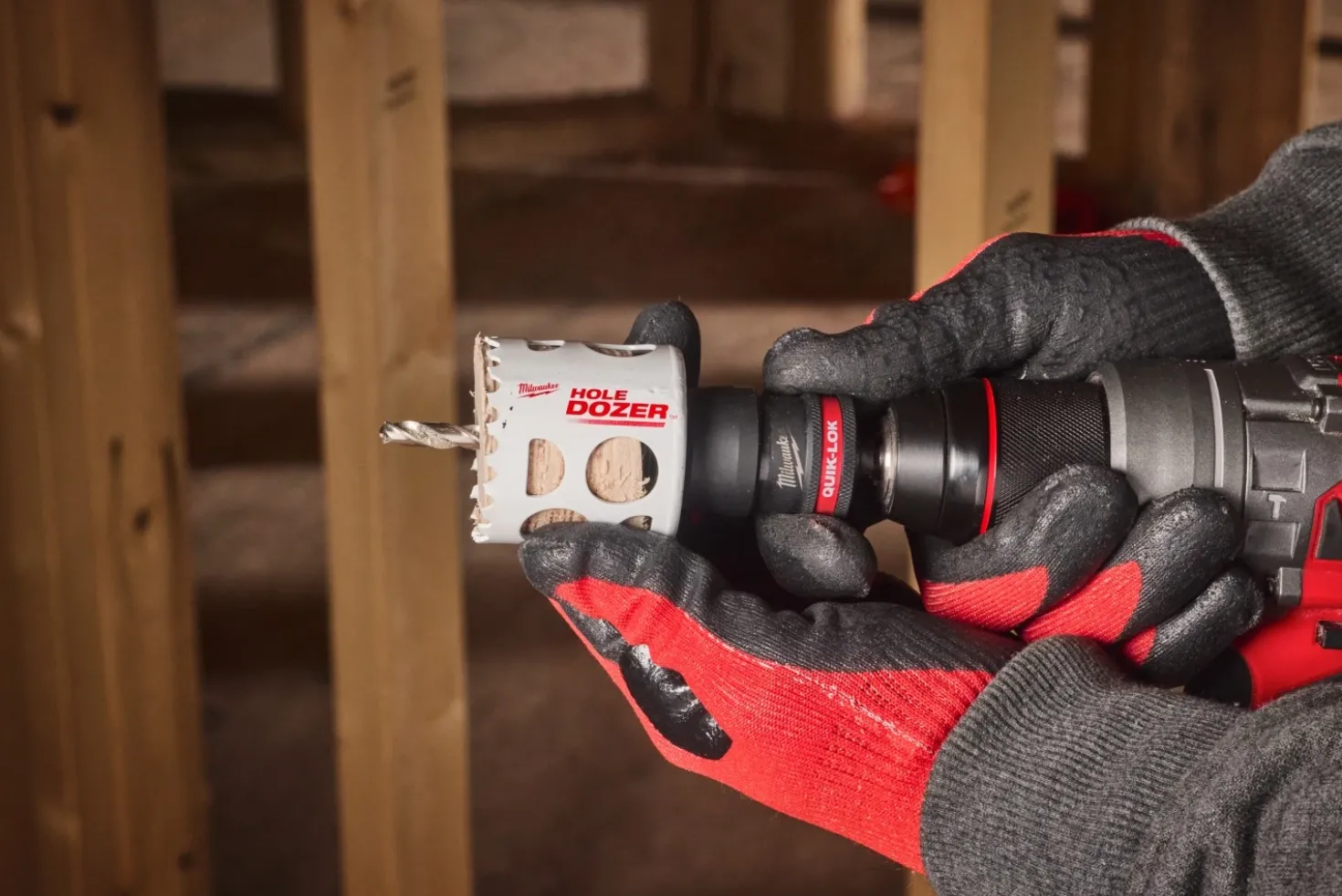 Milwaukee 4932500548 Quick-lock 9,5mm HEX universle gatzaaghouder - 14-30mm - adapter