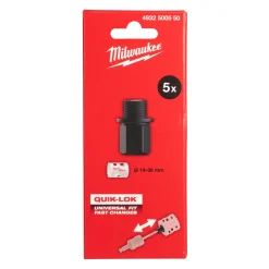 Milwaukee 4932500550 Quick-lock universele gatzaaghouder adapter S - 14-30mm - 5st