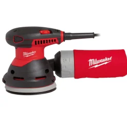 Milwaukee ROS 125 E Excentrische schuurmachine in tas - 300W - 125mm - variabel