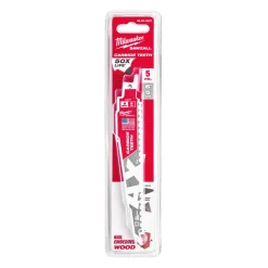 Milwaukee 48475521 Sawzall Reciprozaagblad The AX Carbide - 150 x 5TPI - hout - 5st