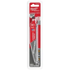 Milwaukee 48475241 Sawzall Reciprozaagblad mat. Carbide WRECKER - 150 x 6TPI - multi