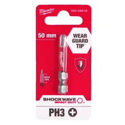 Milwaukee 4932430858 Shockwave Gen II PH3 50mm 1stuks