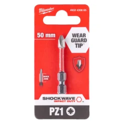 Milwaukee 4932430865 Shockwave impact duty schroefbit PZ 2 - 50mm (1st)