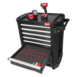 Milwaukee 4932500743 TOOLGUARD Stalen Gereedschapswagen gevuld - 246-delig - 7 laden - 30" / 78 cm