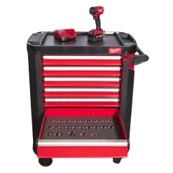 Milwaukee 4932493817 TOOLGUARD Stalen Gereedschapswagen gevuld - 245-delig - 7 laden - 30˝ / 78 cm