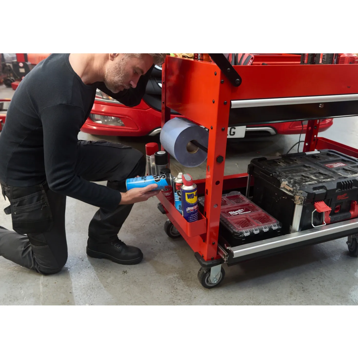 Milwaukee 4932478856 TOOLGUARD Stalen gereedschapswagen - 40˝ / 102 cm