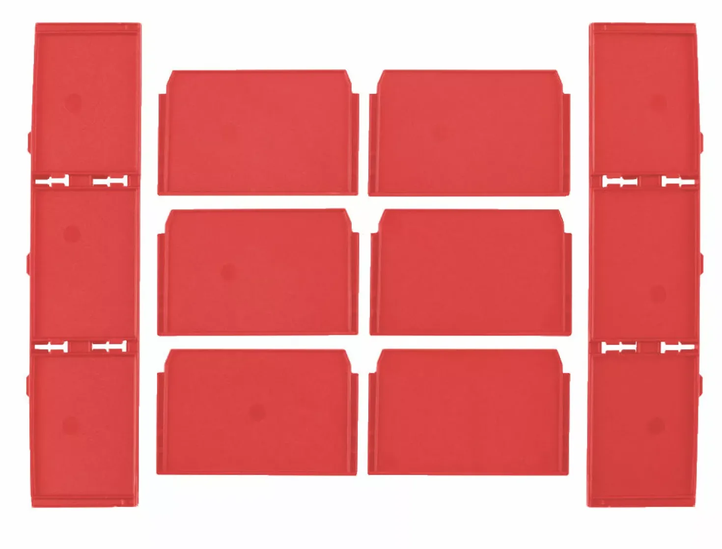 Milwaukee 4932479104 Verdelers voor Milwaukee Packout koffer met 3 lades