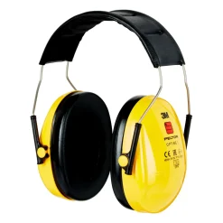 3M Peltor H510 Optime l Gehoorkap met hoofdbeugel - Geel