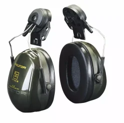 3M Peltor H520P3 Optime II Gehoorkap met helmbevestiging P3E - Groen