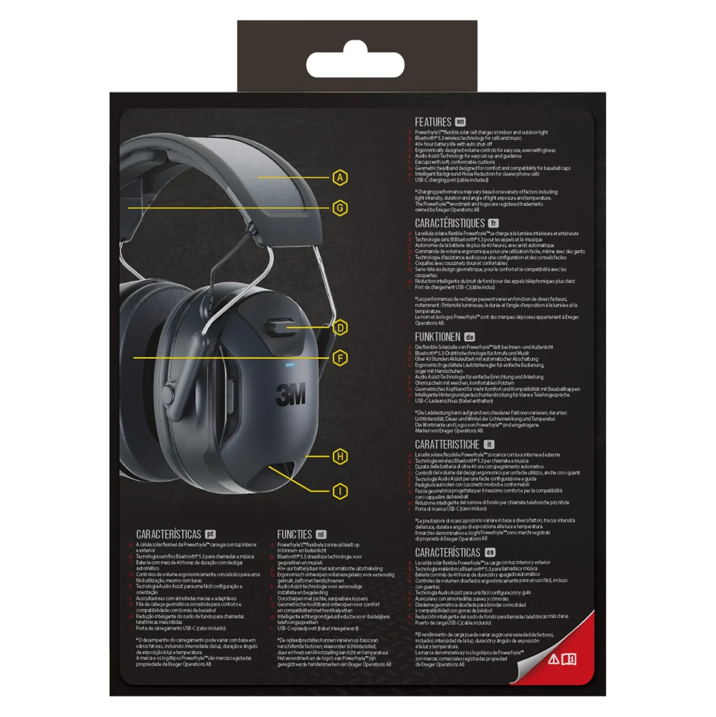 3M Worktunes Connect Solar Draadloze Gehoorbeschermer