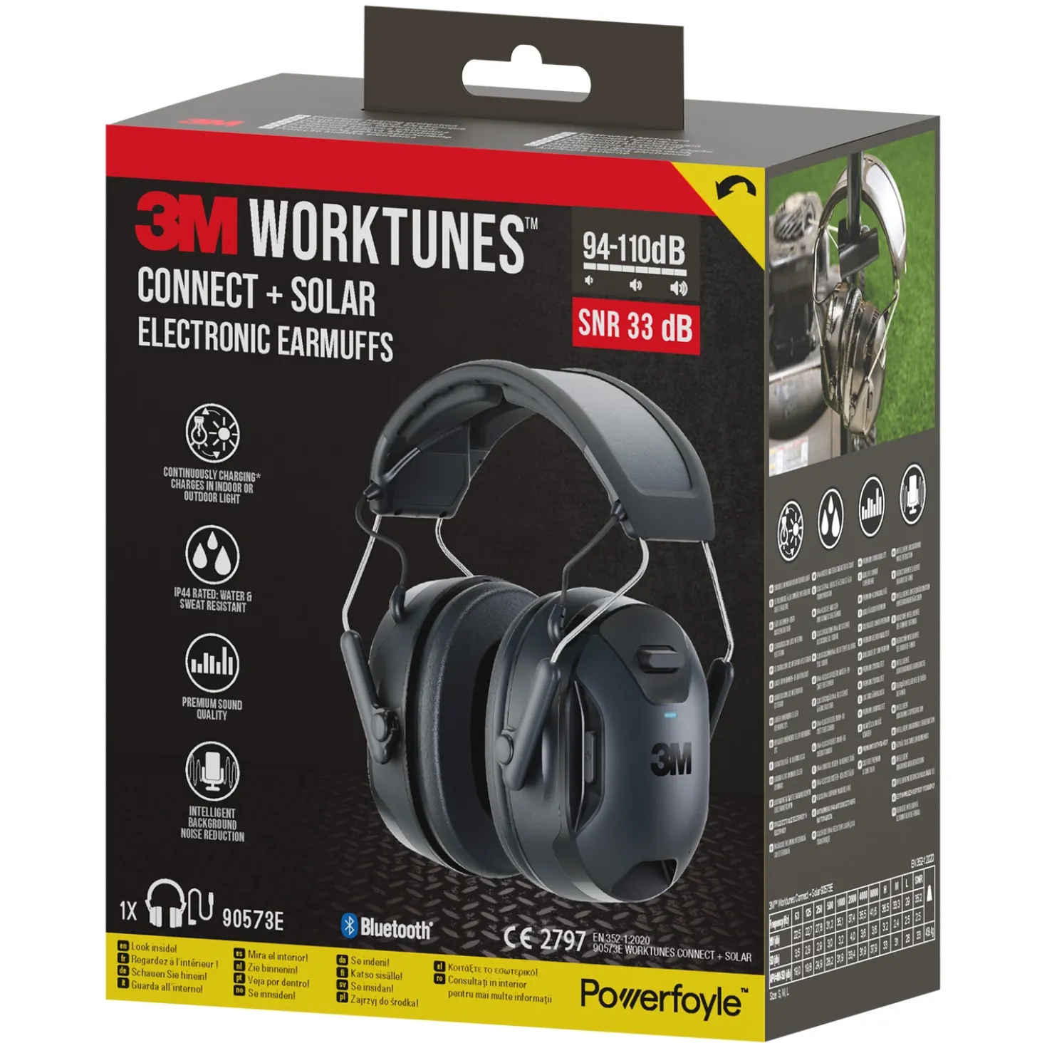 3M Worktunes Connect Solar Draadloze Gehoorbeschermer