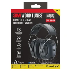 3M Worktunes Connect Solar Draadloze Gehoorbeschermer