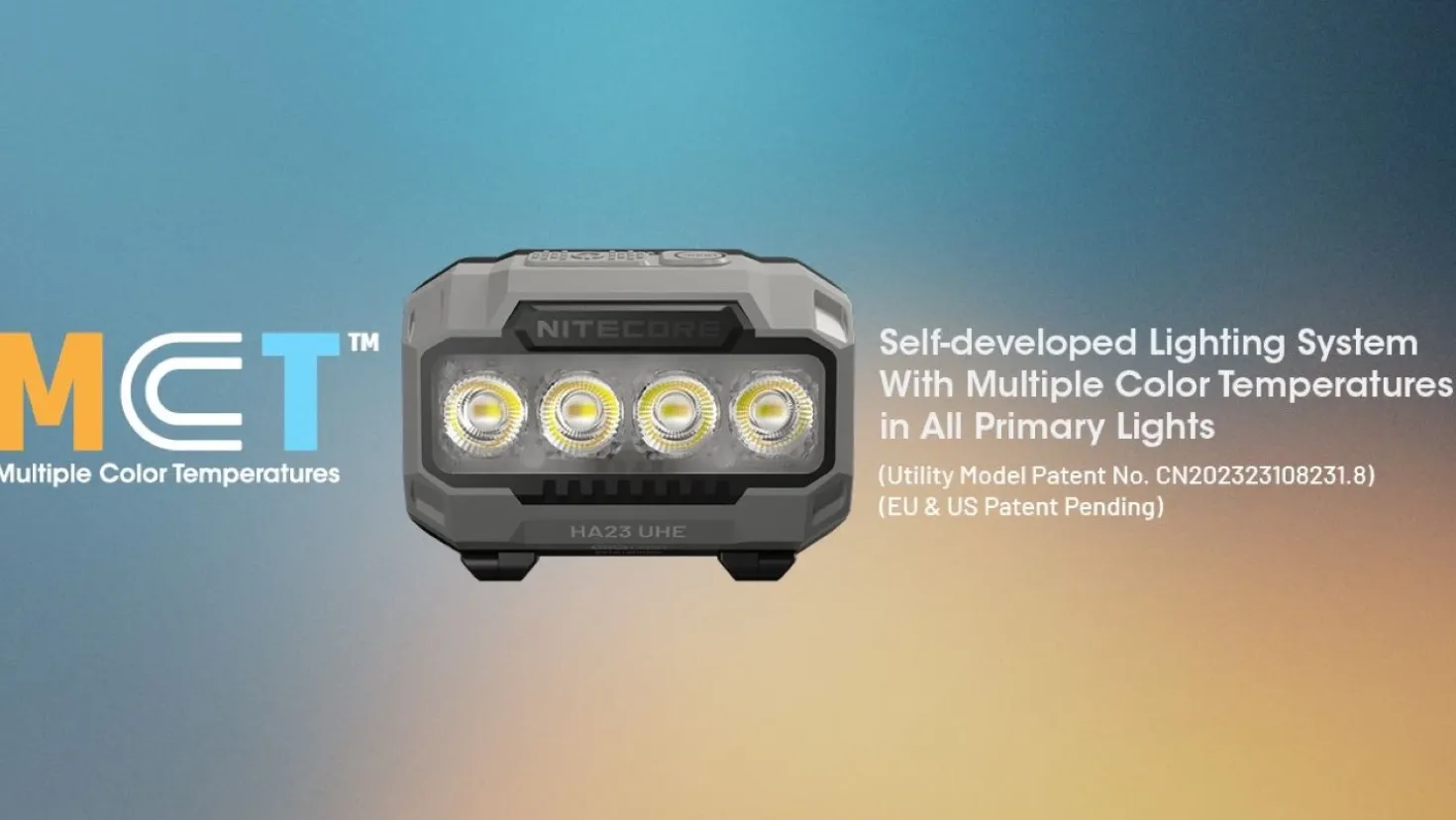 Nitecore HA23 UHE Hoofdlamp Black Rock - 600Lm
