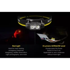 Nitecore NU43 Hoofdlamp - oplaadbaar - 1400Lm - IP68