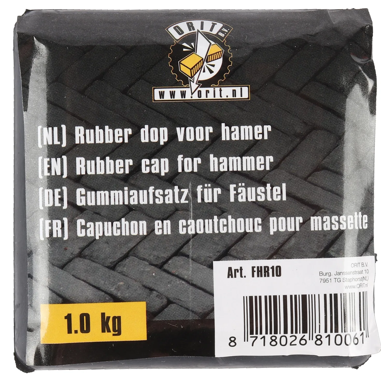 Orit FHR10 Rubber Dop 1.0kg voor FH1000