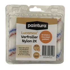Paintura Lucamax 2k nylon verfrol - 7mm - 10cm (10st)