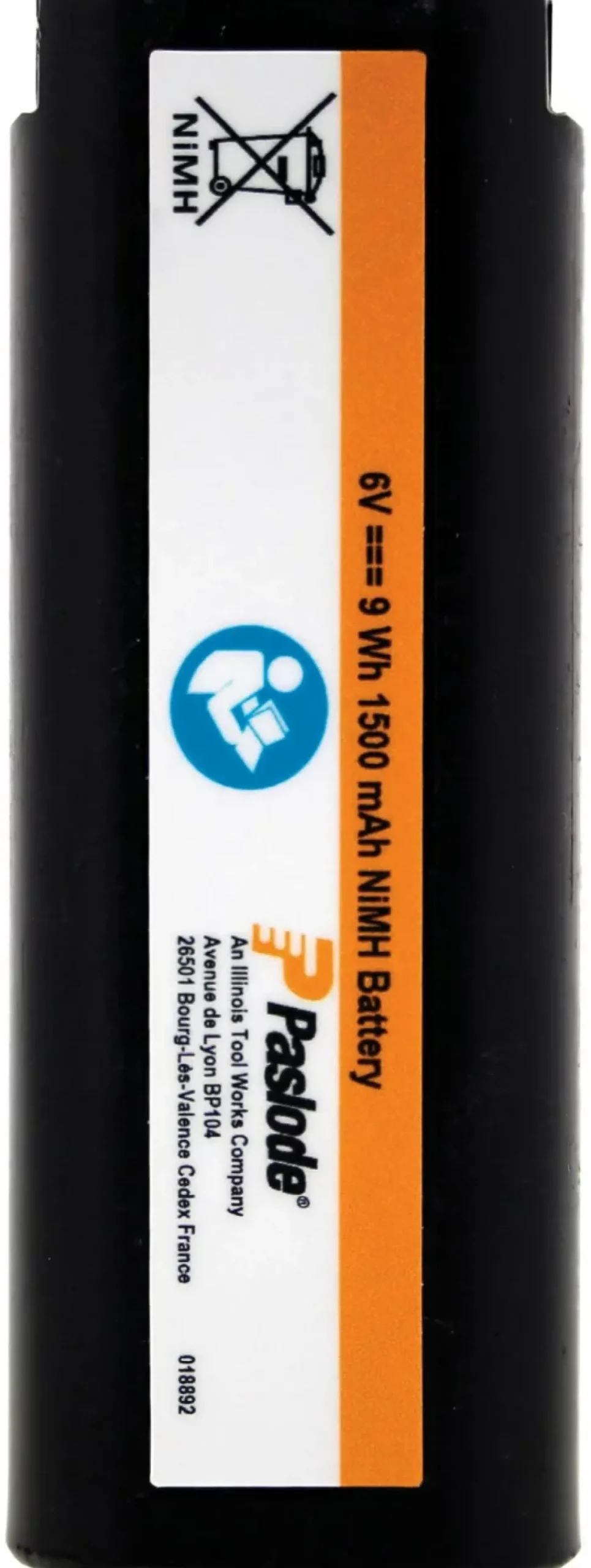 Paslode 018890 6V Nimh accu ovaal - 1,5Ah