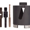 Perfectmate EPD0631 Dozenboor Diamant - 82 x 70mm - M16 - incl. adapters en centreerboor