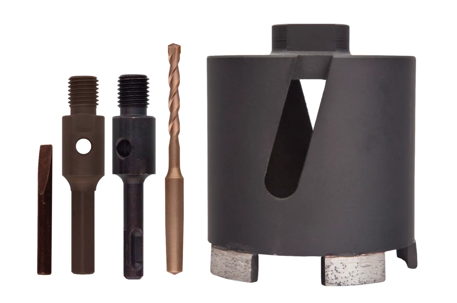 Perfectmate EPD0631 Dozenboor Diamant - 82 x 70mm - M16 - incl. adapters en centreerboor