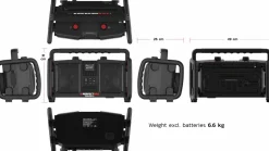 PerfectPro RB2 Rockbull Bouwradio - FM RDS / DAB+ - AUX-in - bluetooth - werkt op netstroom en batterij