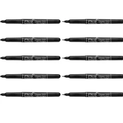 Pica 533/46 Classic Permanent Pen - Rond - Zwart - 0.7mm (10st)