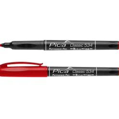 Pica 534/40 Classic Permanent Pen - Rond - Rood - 1mm