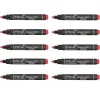 Pica 520/40 Permanent Marker - Rond - Rood - 1-4mm (10st)