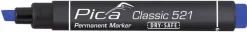 Pica PI52141 Permanent Marker - Beitel - Blauw - 2-6mm