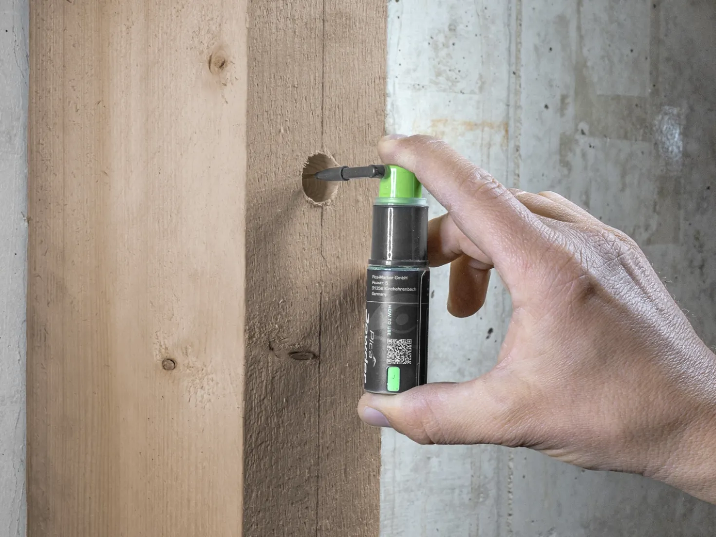 Pica 2020 Powder Markeerspray diep gat - Groen