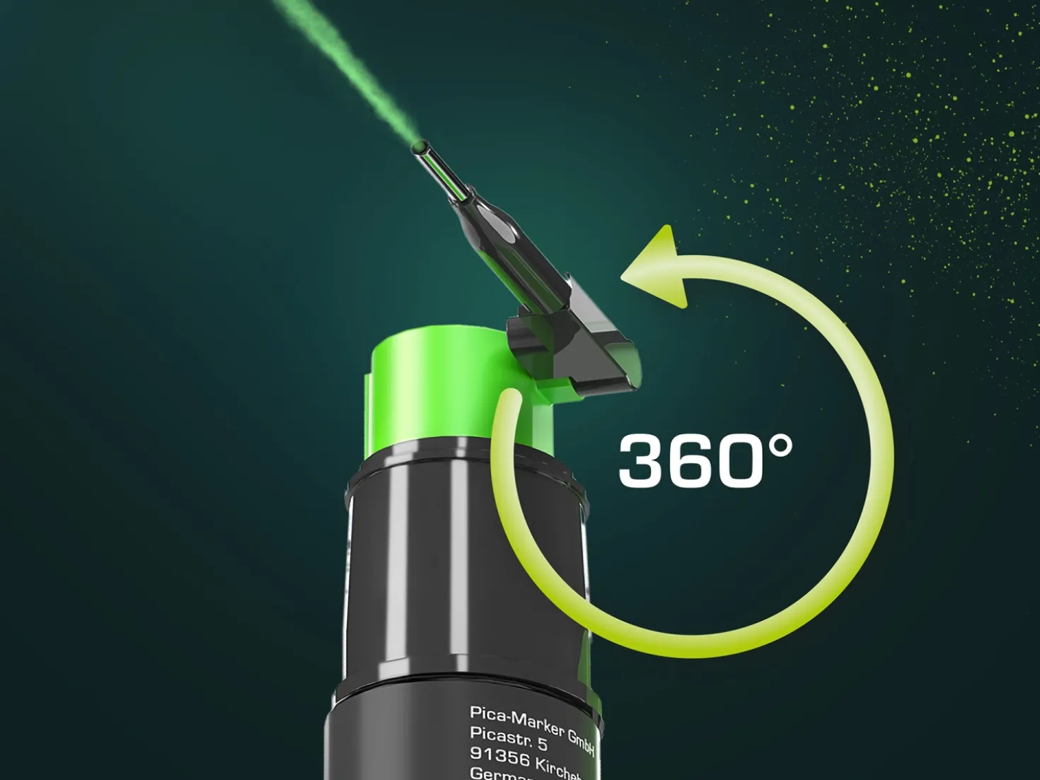 Pica 2020 Powder Markeerspray diep gat - Groen