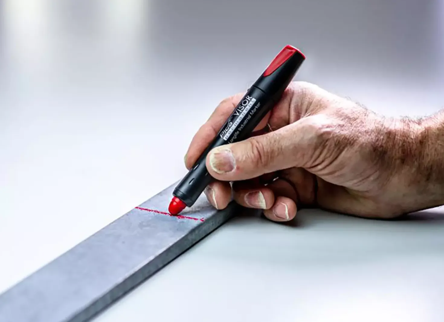 Pica 990/52 VISOR Markeerstift - Permanent - Wit