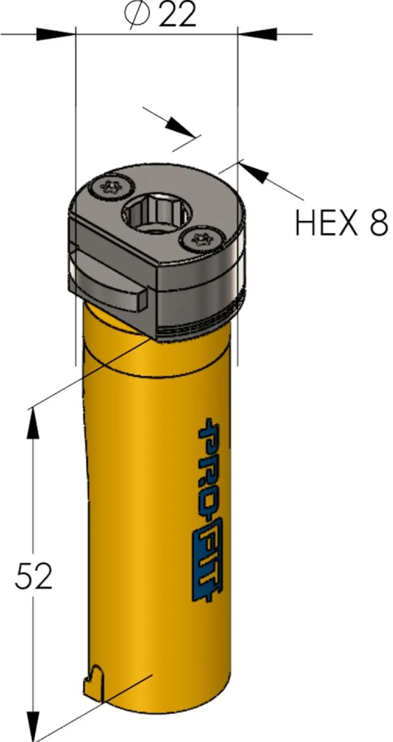 ProFit 9081 Multi Purpose Gatenzaag inclusief Click & Drill adapter