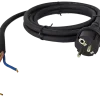 QwattPro 2511124 Aansluitkabel - 3G1,5 H07RN-F - Zwart - IP44 - 5m