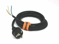 QwattPro 2511123 Aansluitkabel - 3G1,5 H07RN-F - Zwart - IP44 - 3m
