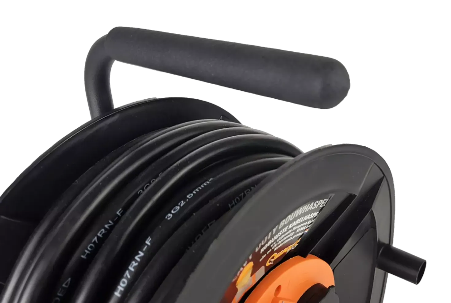 QwattPRO 1111019 BlackMaster Kabelhaspel - H07RN-F - IP44 - 25m