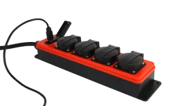 QwattPro 2561027 SocketMaster Stekkerdoos - 4xRA - USB - 3G2,5 H07RN-F - 5m