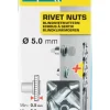 Rapid 5000672 Blindklinkmoeren incl. boor - Gegalvaniseerd staal - M5 (20st)
