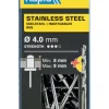 Rapid 5000394 Blindklinknagels incl. boor - RVS - 4 x 12mm (50st)