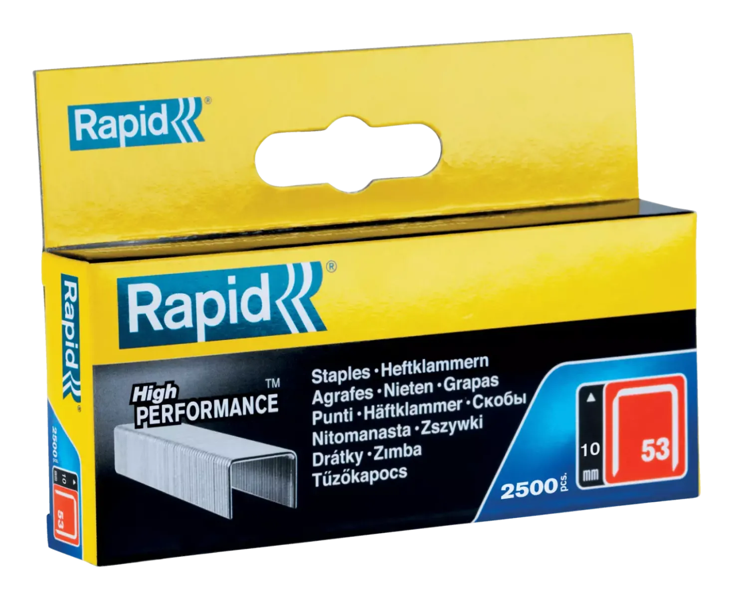 Rapid Dundraadnieten - 53/10mm - gegalvaniseerd - 2500st
