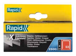 Rapid Dundraadnieten - 53/8mm - RVS - 2500st