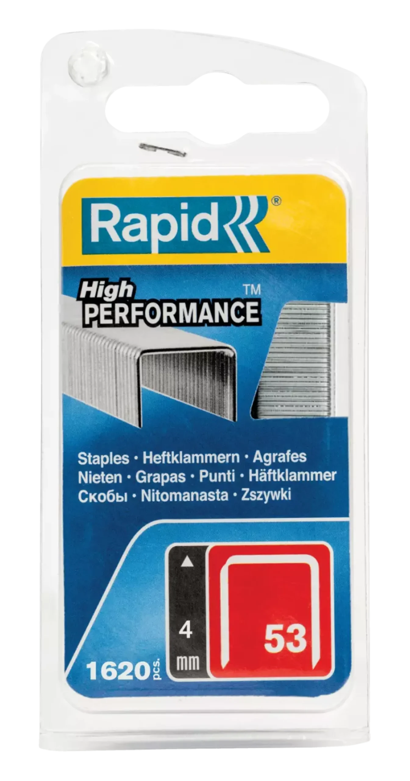 Rapid 40109501 Nieten - No. 53 - Gegalvaniseerd - 4mm (1600st)