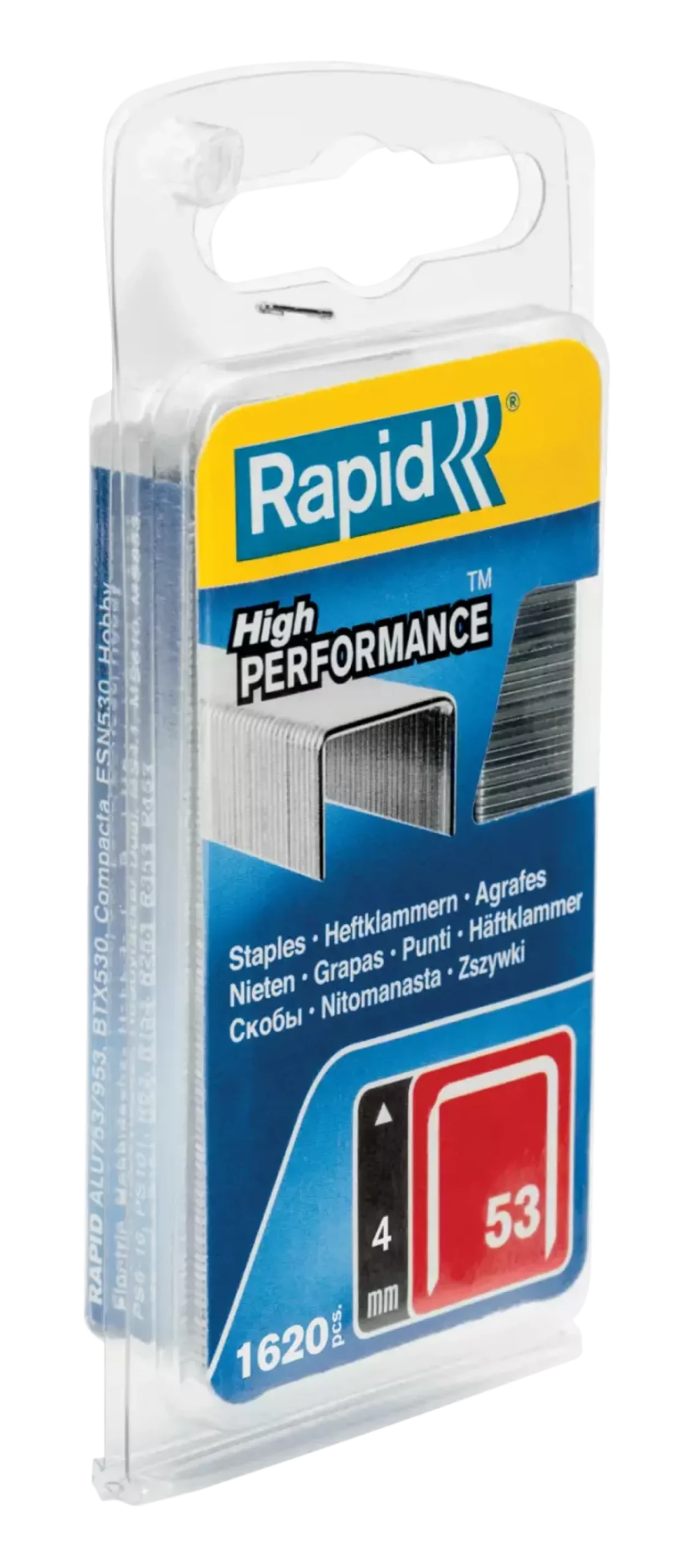 Rapid 40109501 Nieten - No. 53 - Gegalvaniseerd - 4mm (1600st)