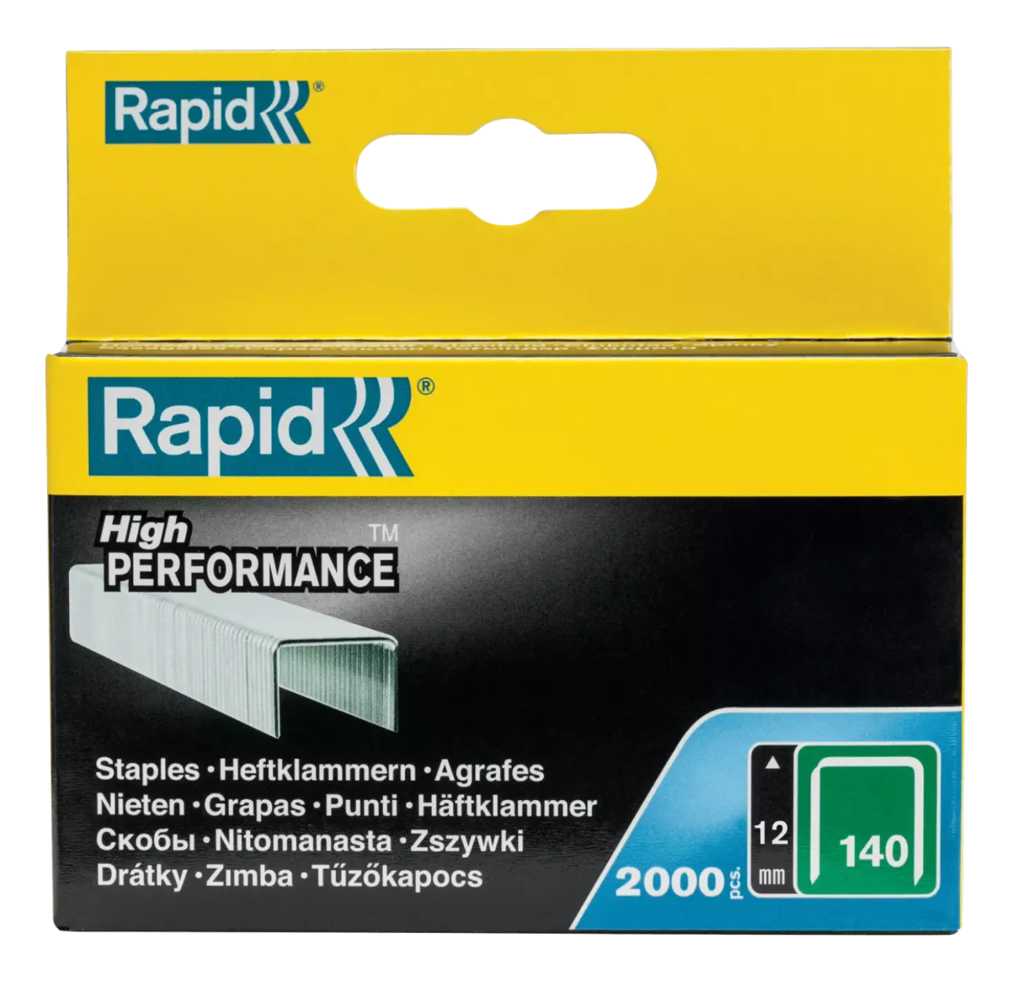 Rapid Vlakdraadnieten - 140/12mm - gegalvaniseerd - 2000st