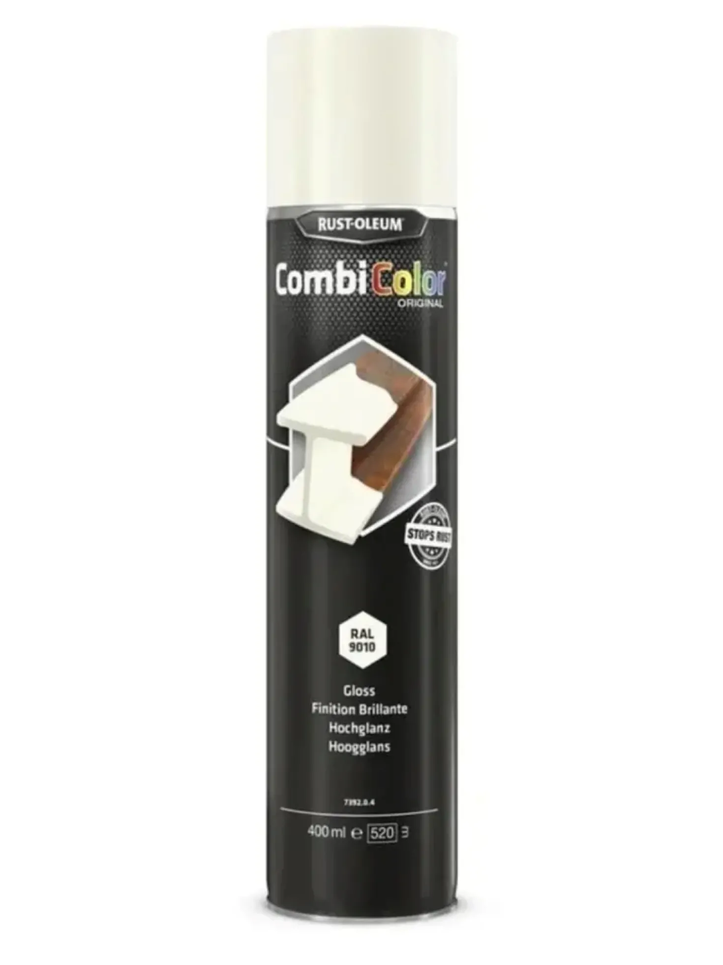 Rust-Oleum Combicolor Spuitbus - wit hoogglans - 0,4L