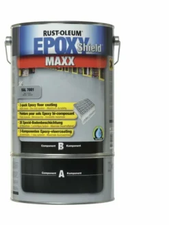 Rust-Oleum EpoxyShield MAXX Vloercoating - lichtgrijs - 5L