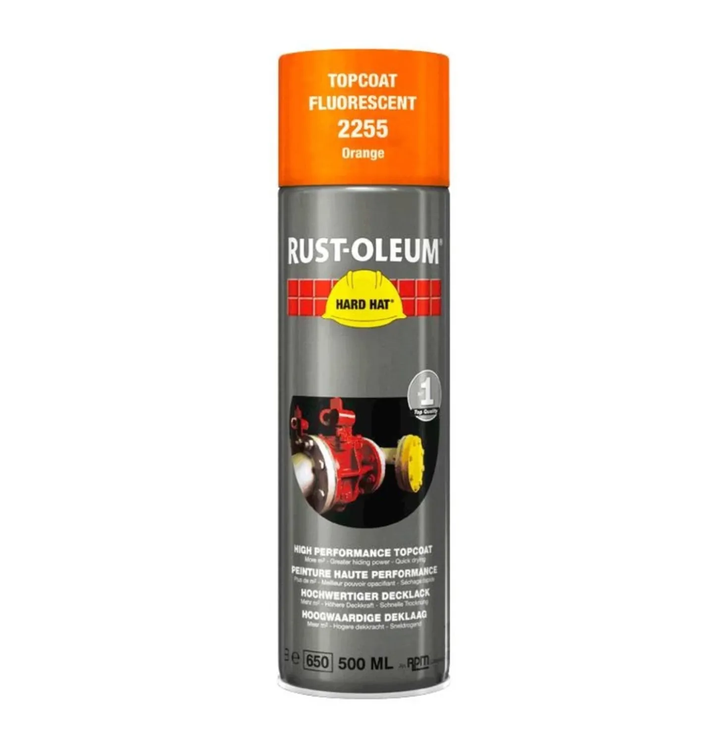 Rust-Oleum 2255 Hard Hat - fluorescerend oranje - 0,5L