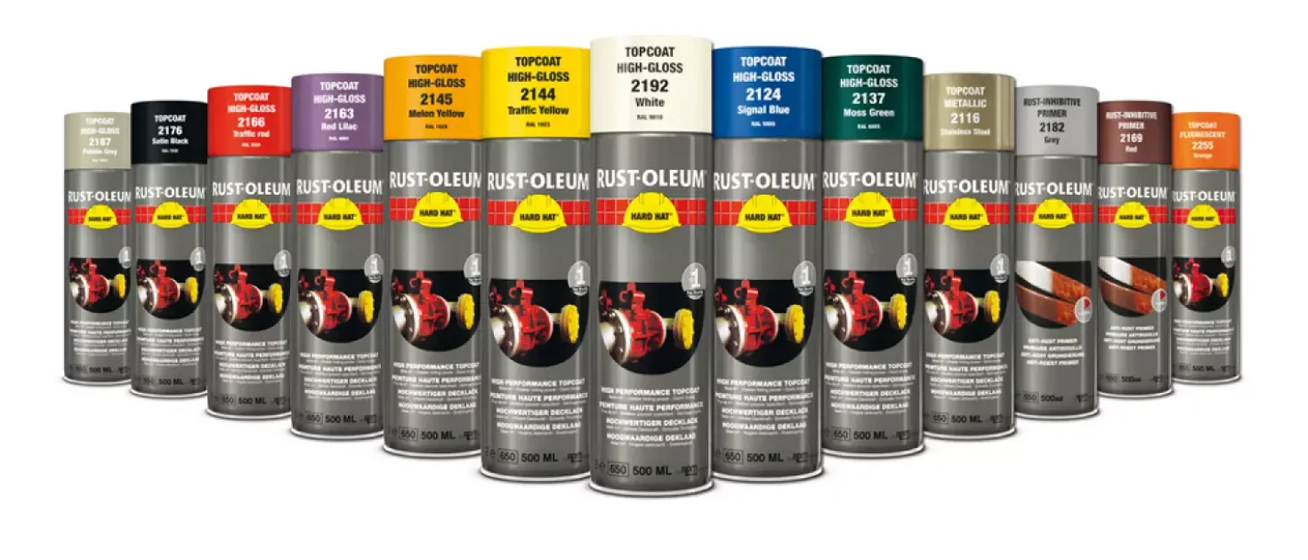 Rust-Oleum Hard Hat 2114 - RAL 9006 aluminium wit - 0,5L