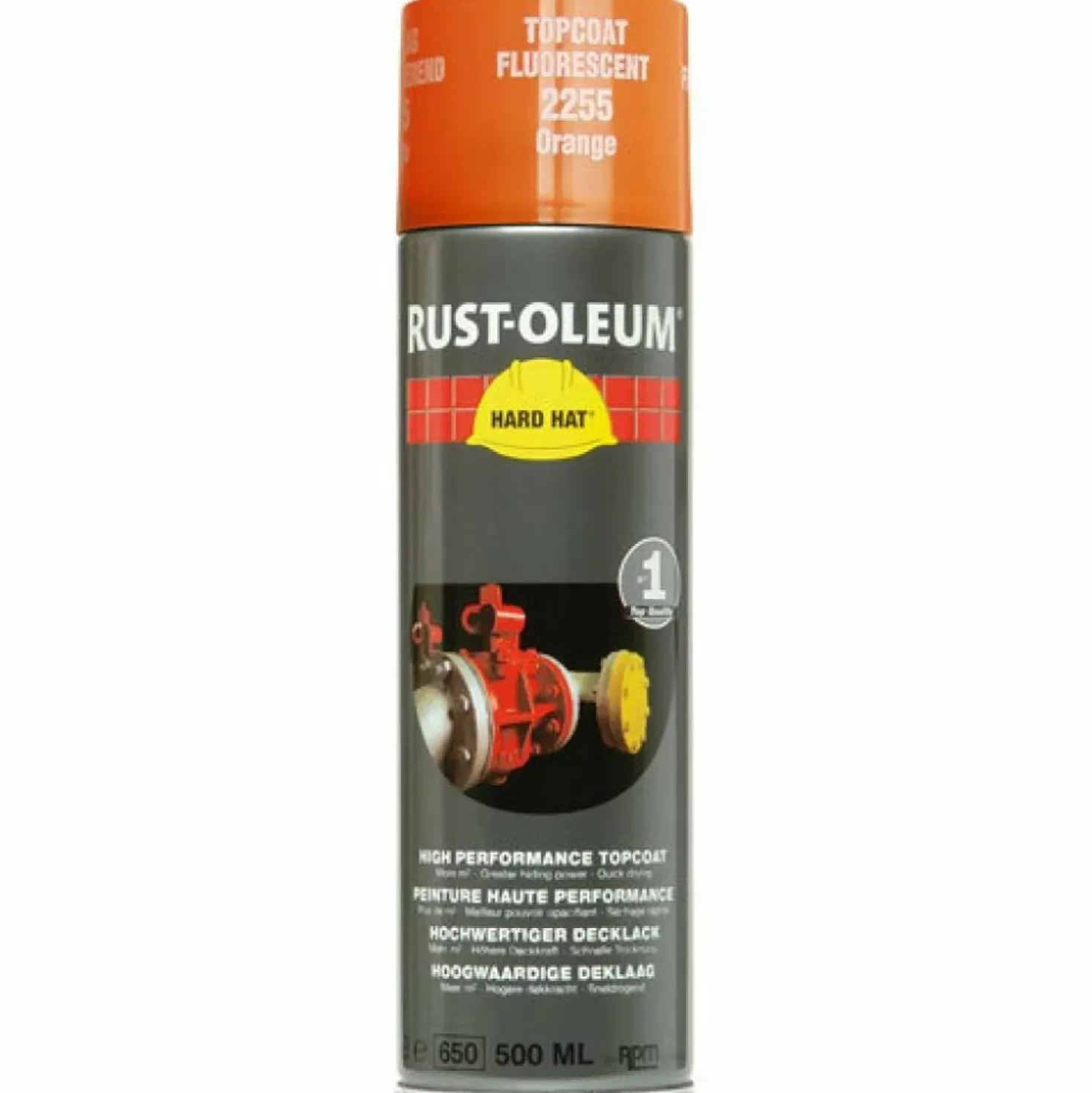 Rust-Oleum Hard Hat 2152 - RAL 2002 internationaal orange - 0,5L