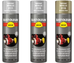 Rust-Oleum Hard Hat 2116 - roestvrijstaal - 0,5L